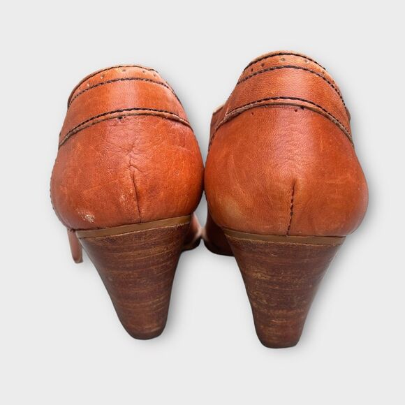 Women’s Town and Country Broques Shoe Sz 6.5 Vintage Pointed Toe Heels - Picture 3 of 10